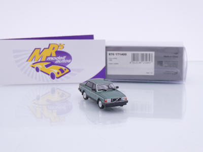 Preview: Minichamps 870171400 # Volvo 240 GL Limousine Baujahr 1986 " dunkelgrün " 1:87