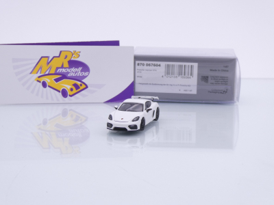 Minichamps 870067604 # Porsche Cayman GT4 Baujahr 2019 " weiß " 1:87