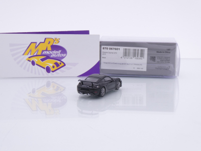 Preview: Minichamps 870067601 # Porsche Cayman GT4 Baujahr 2019 " schwarz " 1:87