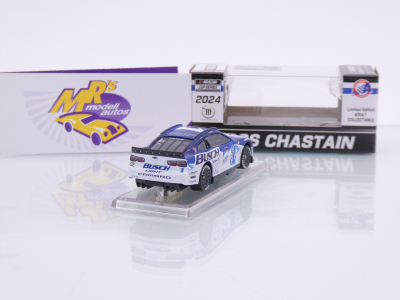 Preview: Lionel Racing CX12465BLDRZ # Chevrolet Camaro ZL1 NASCAR 2024 " Ross Chastain - Busch Light Throwback " Chrom Startnummer " " 1:64