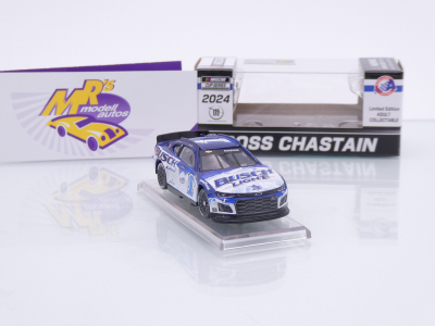 Preview: Lionel Racing CX12465BLDRZ # Chevrolet Camaro ZL1 NASCAR 2024 " Ross Chastain - Busch Light Throwback " Chrom Startnummer " " 1:64