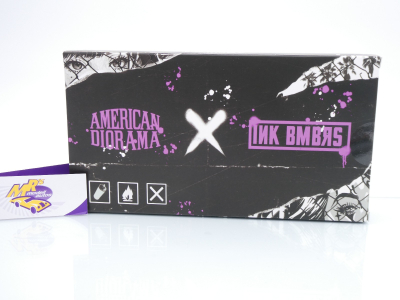 Preview: American Diorama AD-2423 # Diorama " Street Art LA Lowrider " + Streumaterial 1:64