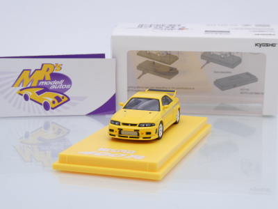 Kyosho 07128LY # Nissan NISMO 400R Skyline GT-R (R33) MOTN " Light Yellow " 1:64