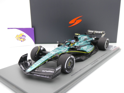 Spark 18S956 # Aston Martin AMR23 F1 #14 2nd Kanada GP 2023 " Fernando Alonso " 1:18
