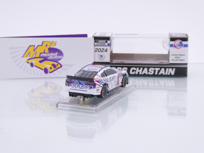 Preview: Lionel Racing CX12465BLCRZ # Chevrolet Camaro ZL1 NASCAR 2024 " Ross Chastain - Busch Light Country " Chrom Startnummer " " 1:64