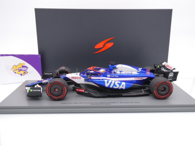 Preview: Spark 18S984 # Visa Cash App RB VCARB 01 F1 #3 Bahrain GP 2024 " Daniel Ricciardo " 1:18