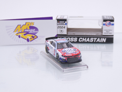 Preview: Lionel Racing CX12465BLCRZ # Chevrolet Camaro ZL1 NASCAR 2024 " Ross Chastain - Busch Light Country " Chrom Startnummer " " 1:64