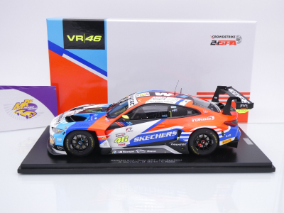 Preview: Spark 18SB069 # BMW M4 GT3 #46 24h Spa 2024 " Team WRT - Valentino Rossi " 1:18