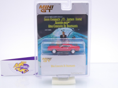 TSM MINI GT MGT00905-007I # Ford Mustang Mach 1 1971 " James Bond Diamonds Are Forever - Italien Edition " 1:64
