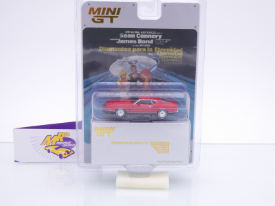 TSM MINI GT MGT00905-007S # Ford Mustang Mach 1 1971 " James Bond Diamonds Are Forever - Spanien Edition " 1:64