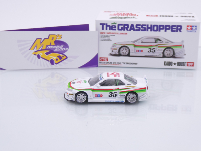 Preview: TSM MINI GT KHMG167 # Nissan Skyline GT-R (R34) " Kaido House x Tamiya The Grasshopper V1 " 1:64