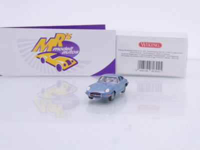 Wiking 0803 04 # Jaguar E-Type Coupe Baujahr 1961-75 " blaumetallic " 1:87