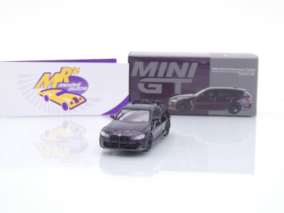 TSM MINI GT MGT00896-L # BMW M3 G81 Touring 2022 LHD " Daytona Violet " 1:64