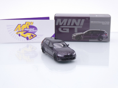 Preview: TSM MINI GT MGT00896-L # BMW M3 G81 Touring 2022 LHD " Daytona Violet " 1:64