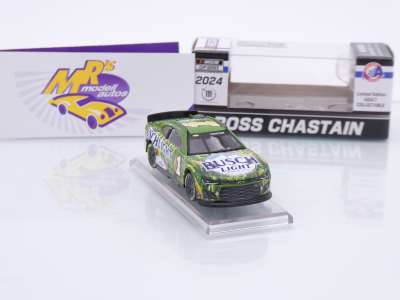 Preview: Lionel Racing CX12465BLFRZ # Chevrolet Camaro ZL1 NASCAR 2024 " Ross Chastain - Busch Light Farmers " 1:64