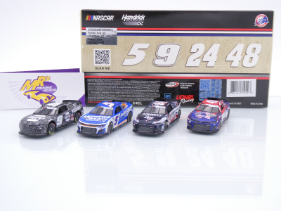 Lionel Racing FXX2465SALHMS # Chevrolet Camro NASCAR 2024 " Hendrick - Salutes 4 Car Set " " 1:64