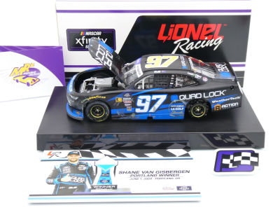 Preview: Lionel Racing W972423QDLSVPR # Chevrolet Camaro NASCAR Xfinity 2024 " Shane van Gisbergen - Quadlock Portland Win " 1:24