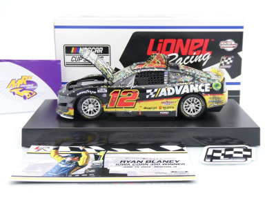 Lionel Racing W122423ADVRBI # Ford Mustang NASCAR 2024 " Ryan Blaney - Advance Auto Parts Iowa Win " 1:24
