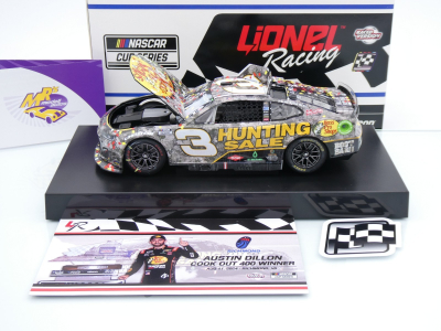 Preview: Lionel Racing WX32423BPSADK # Chevrolet Camaro NASCAR 2024 " Austin Dillon - Bass Pro Shops Richmond Win " 1:24