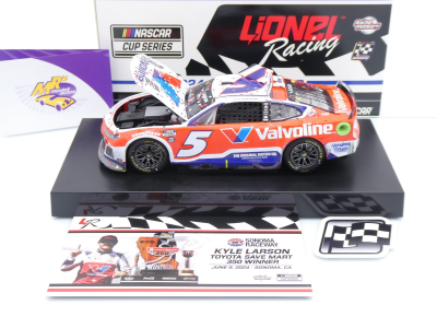 Preview: Lionel Racing WX52423VALKLR # Chevrolet Camaro NASCAR 2024 " Kyle Larson - Valvoline Sonoma Win " 1:24