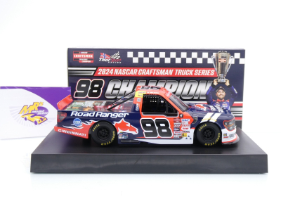 Preview: Lionel Racing T982424RDRTMCHA # Ford F-150 NASCAR " Ty Majeski - Road Ranger 2024 Truck Champion " 1:24