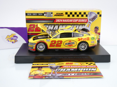 Lionel Racing C222423SHPJLCHA # Ford Mustang NASCAR " Joey Loagano - Shell / Pennzoil 2024 Cup Champion " 1:24