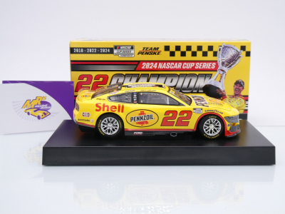 Preview: Lionel Racing C222423SHPJLCHA # Ford Mustang NASCAR " Joey Loagano - Shell / Pennzoil 2024 Cup Champion " 1:24