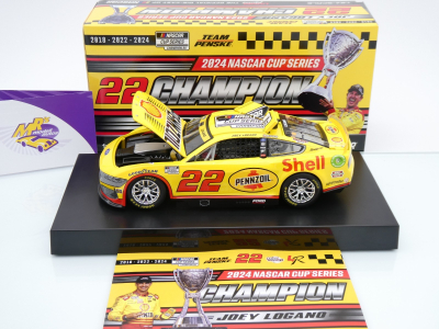 Preview: Lionel Racing C222423SHPJLCHA # Ford Mustang NASCAR " Joey Loagano - Shell / Pennzoil 2024 Cup Champion " 1:24
