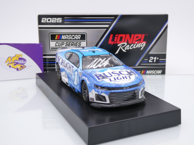 Lionel Racing CX12523BLBRZAUT # Chevrolet Camaro NASCAR 2025 " Ross Chastain - Busch Light Beer " 1:24 mit Autogramm