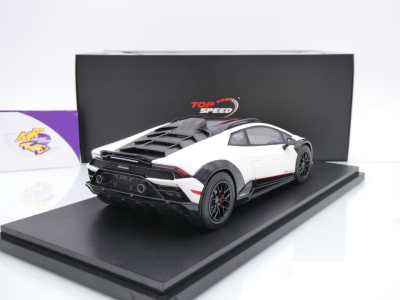 Preview: Top Speed TS0610 # Lamborghini Huracan Sterrato #63 Baujahr 2022 " Bianco Asopo " 1:18