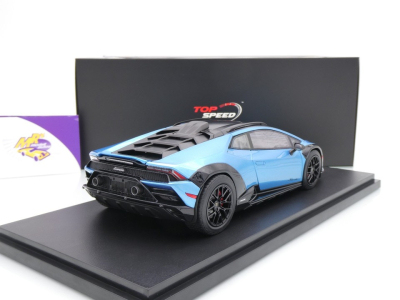 Preview: Top Speed TS0609 # Lamborghini Huracan Sterrato Baujahr 2022 " Blu Aegir " 1:18