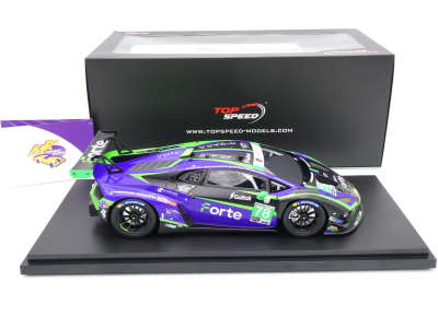 Preview: Top Speed TS0578 # Lamborghini Huracan GT3 Evo2 #78 24h Daytona 2024 " Forte Racing " 1:18