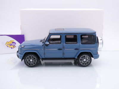 Preview: Norev 183034 # Mercedes-Benz G-Klasse Baujahr 2024 " Vintageblau " 1:18