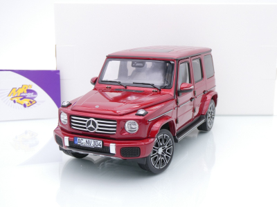 Norev 183037 # Mercedes-Benz G-Klasse Baujahr 2024 " Hyazinthrotmetallic " 1:18