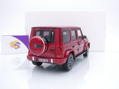 Preview: Norev 183037 # Mercedes-Benz G-Klasse Baujahr 2024 " Hyazinthrotmetallic " 1:18