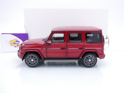 Preview: Norev 183037 # Mercedes-Benz G-Klasse Baujahr 2024 " Hyazinthrotmetallic " 1:18