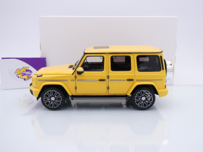 Preview: Norev 183038 # Mercedes-Benz G-Klasse Baujahr 2024 " Sonnengelb " 1:18