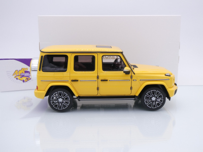 Preview: Norev 183038 # Mercedes-Benz G-Klasse Baujahr 2024 " Sonnengelb " 1:18