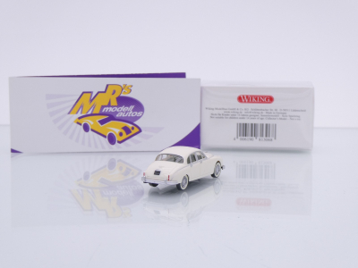Preview: Wiking 0813 06 # Jaguar MK II Limousine Baujahr 1959-69 " perlweiß " 1:87