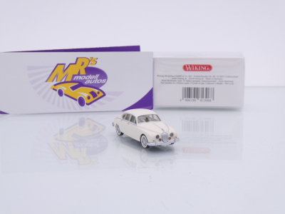 Preview: Wiking 0813 06 # Jaguar MK II Limousine Baujahr 1959-69 " perlweiß " 1:87