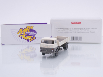 Wiking 0417 03 # Henschel HS 14/16 Pritschen-LKW Baujahr 1961-65 " beige-grau " 1:87