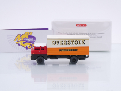 Preview: Wiking 0425 03 # Henschel HS 14/16 Koffer-LKW Baujahr 1961-65 " Union Transport / Overstolz Cigaretten " 1:87