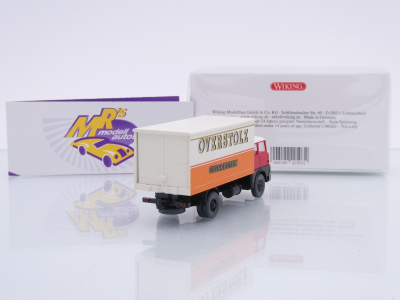 Preview: Wiking 0425 03 # Henschel HS 14/16 Koffer-LKW Baujahr 1961-65 " Union Transport / Overstolz Cigaretten " 1:87