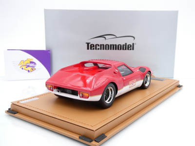 Preview: Tecnomodel TM18-293A # Lotus 62 Press Version Baujahr 1969 " rot-weiß " 1:18