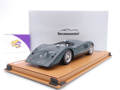 Preview: Tecnomodel TM18-303A # Jaguar C-Type Longtail Press Version 1952 " British Racing Green " 1:18