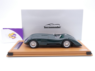 Preview: Tecnomodel TM18-303A # Jaguar C-Type Longtail Press Version 1952 " British Racing Green " 1:18
