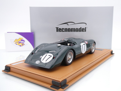 Preview: Tecnomodel TM18-303B # Jaguar C-Type Longtail #17 24h Le Mans 1952 " Sterling Moss - P. Walker " 1:18