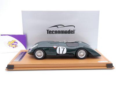Preview: Tecnomodel TM18-303B # Jaguar C-Type Longtail #17 24h Le Mans 1952 " Sterling Moss - P. Walker " 1:18