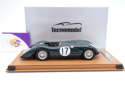 Preview: Tecnomodel TM18-303B # Jaguar C-Type Longtail #17 24h Le Mans 1952 " Sterling Moss - P. Walker " 1:18
