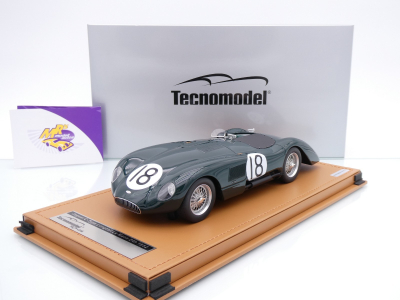 Tecnomodel TM18-303C # Jaguar C-Type Longtail #18 24h Le Mans 1952 " T. Rolt - D. Hamilton " 1:18